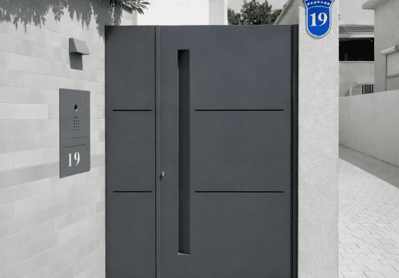 שער דגם היי פאלאס מבית טרלידור, מבט חזיתי מלא על המוצר